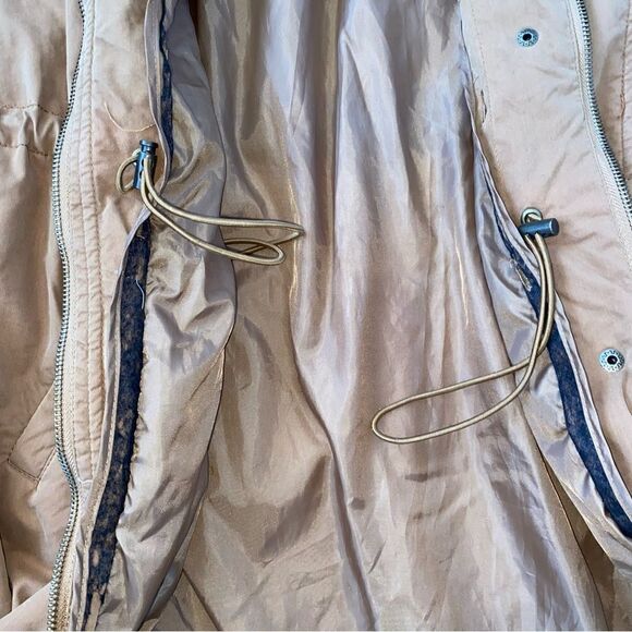 Urban outfitters members only X full zip & lined winter coat tan size XS women - Picture 15 of 16